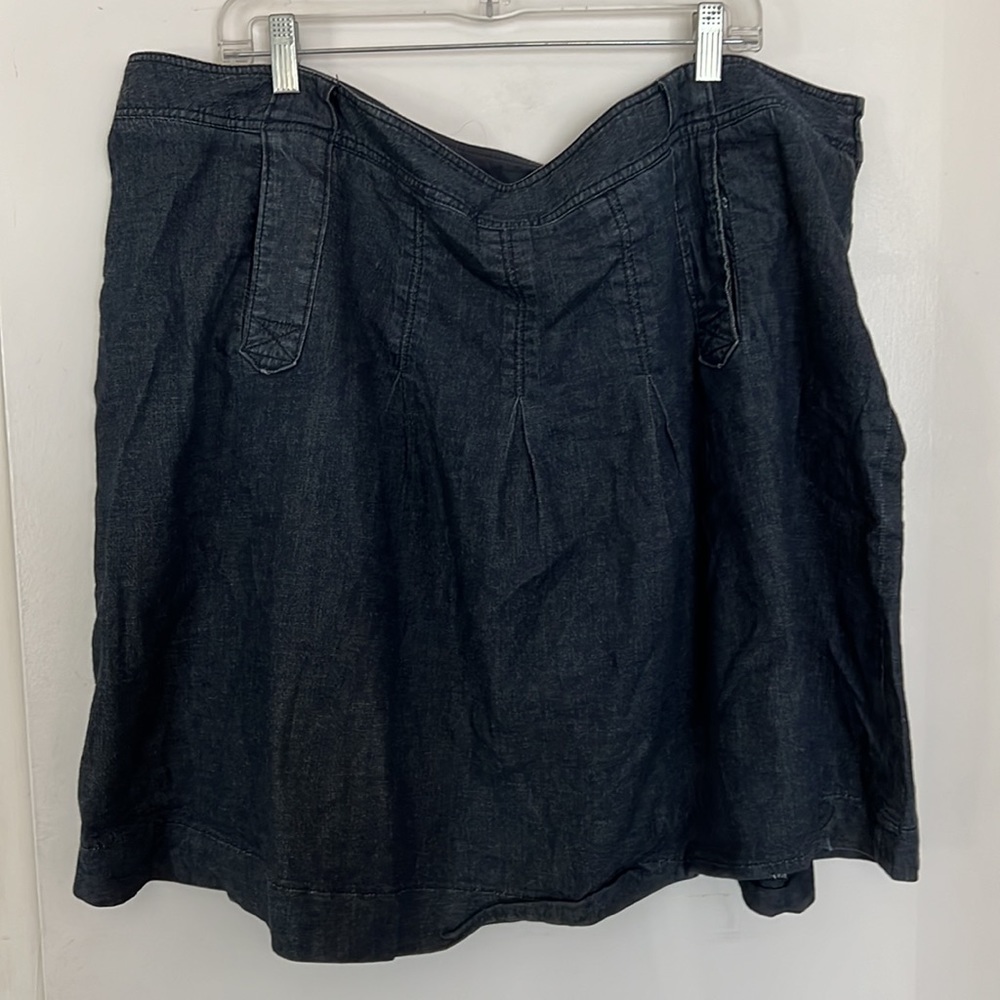INC Denim A-line Skirt sz 24w